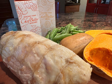 Turkey Breast with Shiitake Ginger Chef Butter