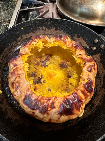 Roasted Cinderella Pumpkin with Serrano Lime Chef Butter