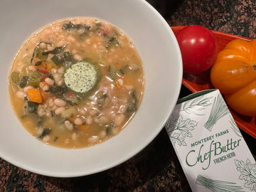 Vegetable White Bean Soup with French Herb