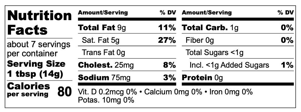 Nutritional Info