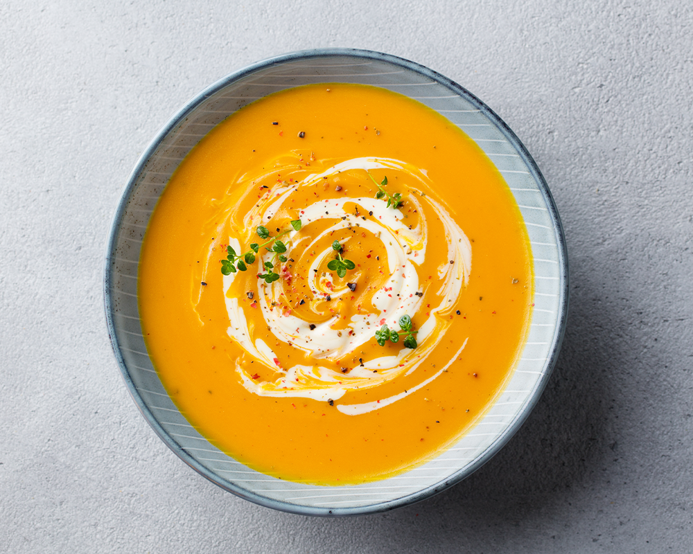 Carrot Apple Soup with Orange Cardamom Chef Butter