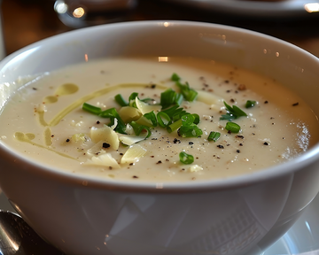 Celery Root Soup with Shiitake Ginger Chef Butter