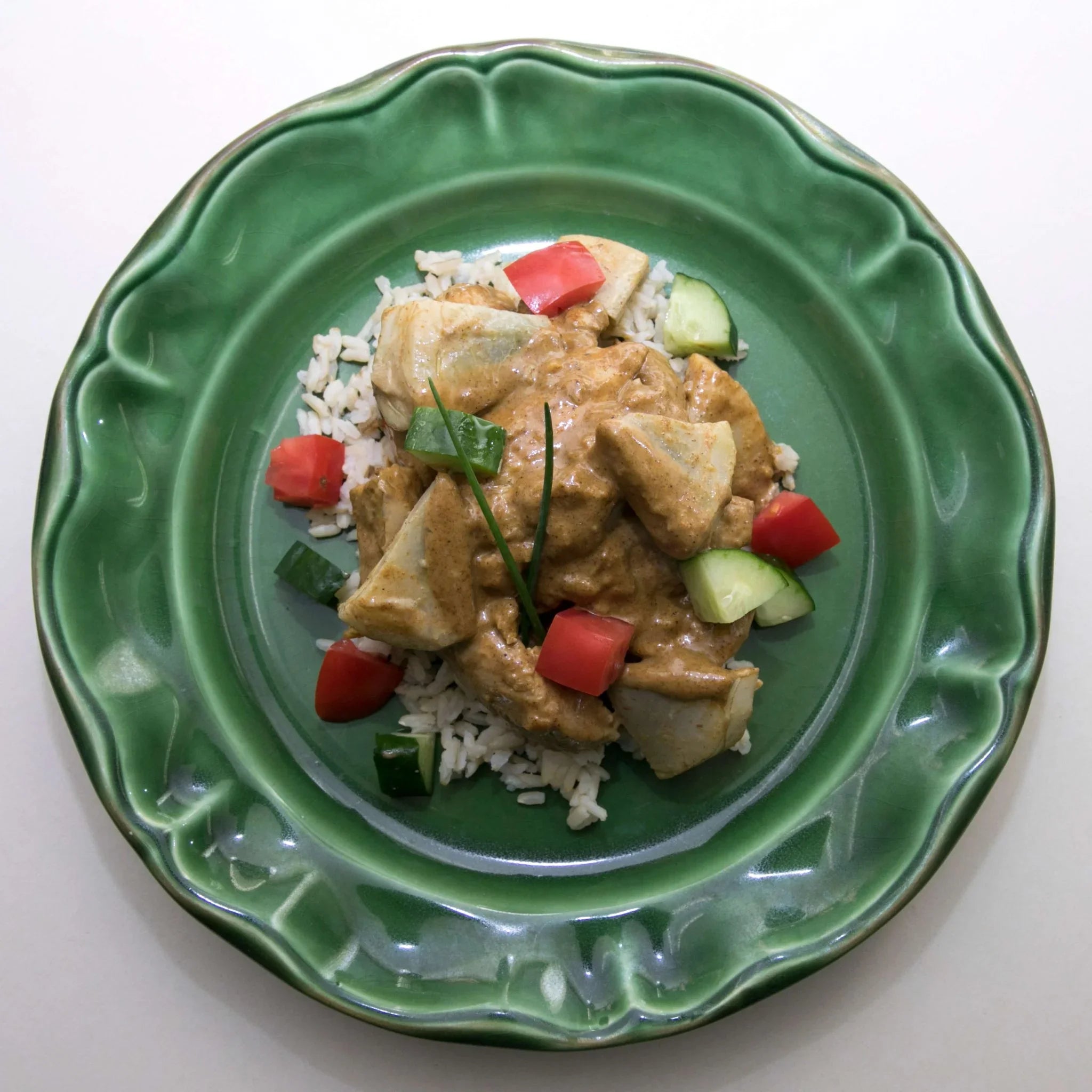 Healthy Chicken Curry with Artichoke Hearts