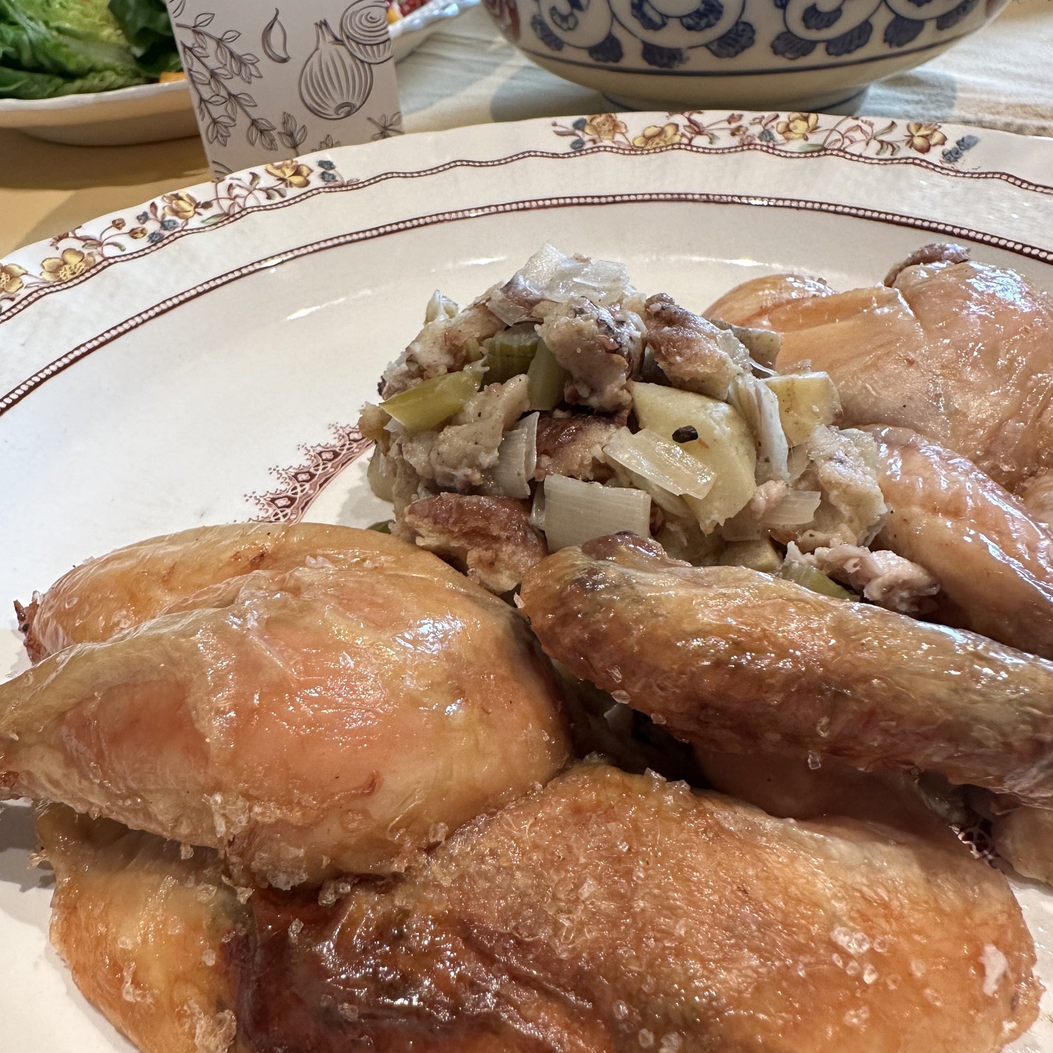 Game Hen with ArtiHeart and Roasted Shallot Chef Butter