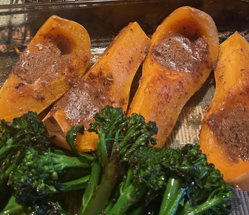 Butternut Squash with Shiitake Ginger Chef Butter
