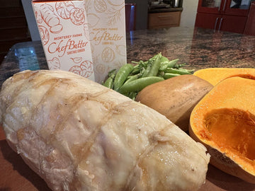 Turkey Breast with Shiitake Ginger Chef Butter