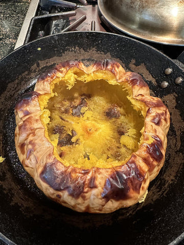 Roasted Cinderella Pumpkin with Serrano Lime Chef Butter