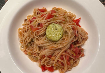 Tomato Leek Capellini with Lemon Dill Chef Butter