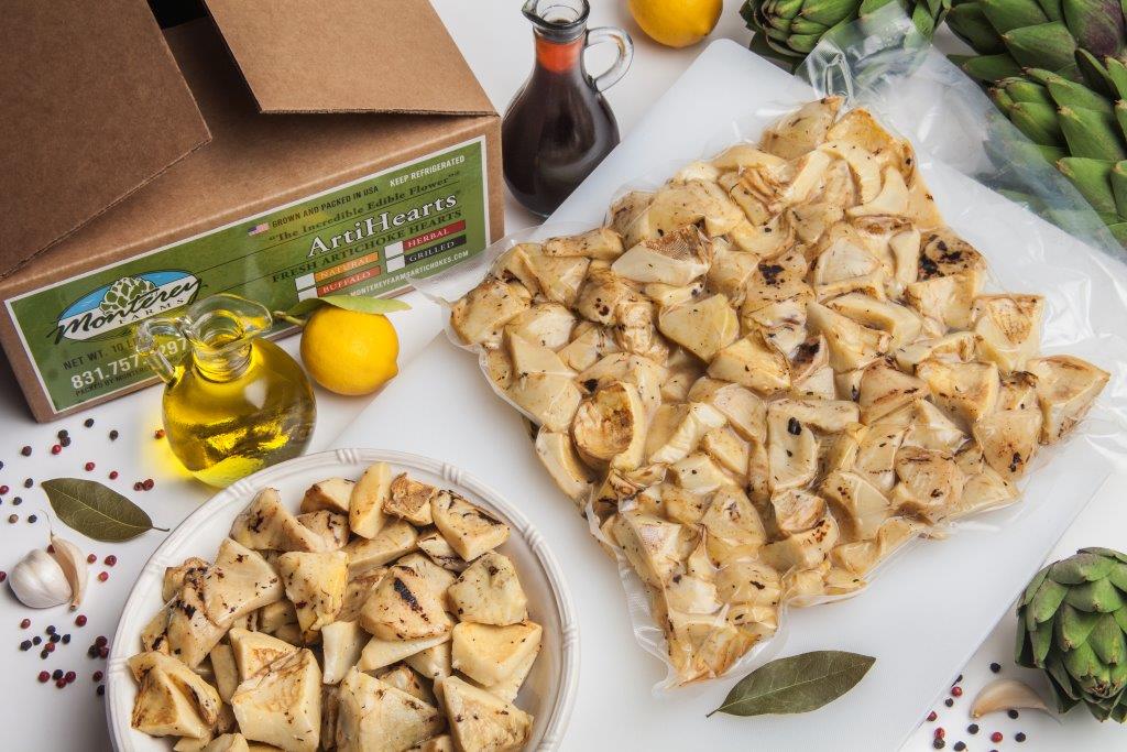Grilled Artihearts - Case of 5 (2lb) Pouches - 10lbs