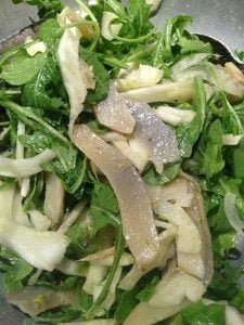 Natural Artichoke Hearts with Arugula and Fennel Salad