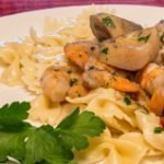 Shrimp Scampi with Herbal Artichoke Hearts
