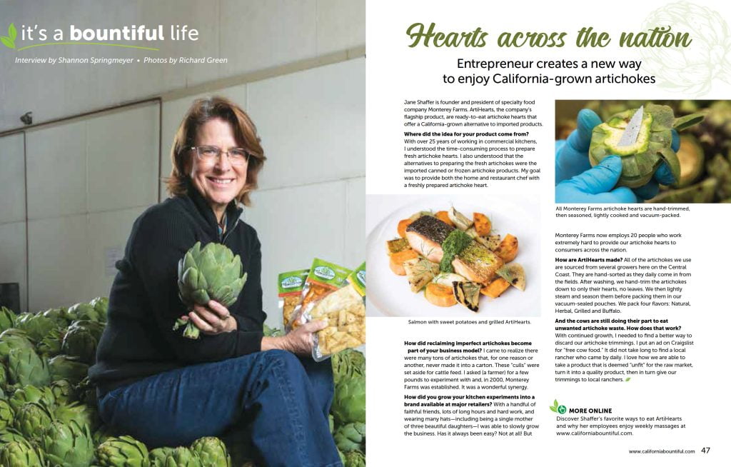 article in magazine about Monterey Farms