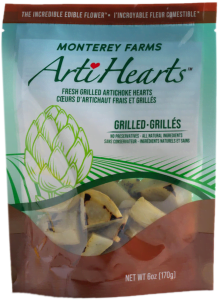 Grilled ArtiHearts in package
