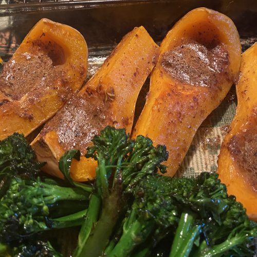 Butternut Squash with Shiitake Ginger Chef Butter