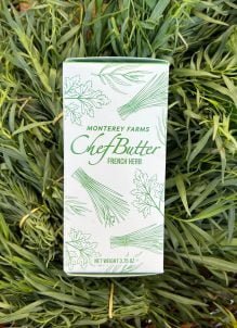 French Herb Chef Butter on fresh herbs