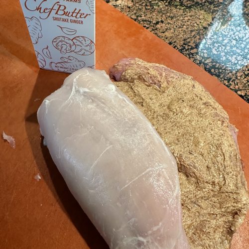 uncooked turkey breast