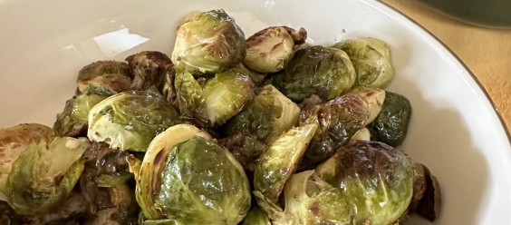 Roasted Brussel Sprouts Recipe with Cabernet Porcini Chef Butter