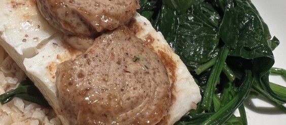 Steamed Halibut with Shiitake Ginger Chef Butter