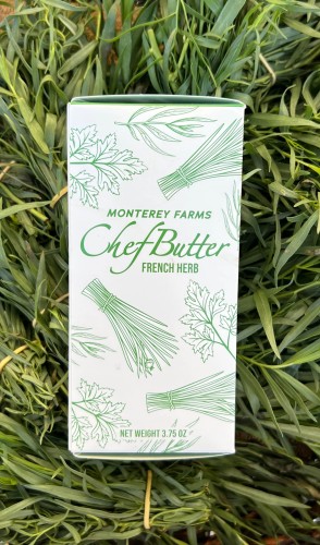 French Herb Chef Butter on fresh herbs