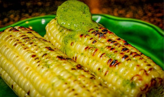 Corn on the cob with Chef Butter